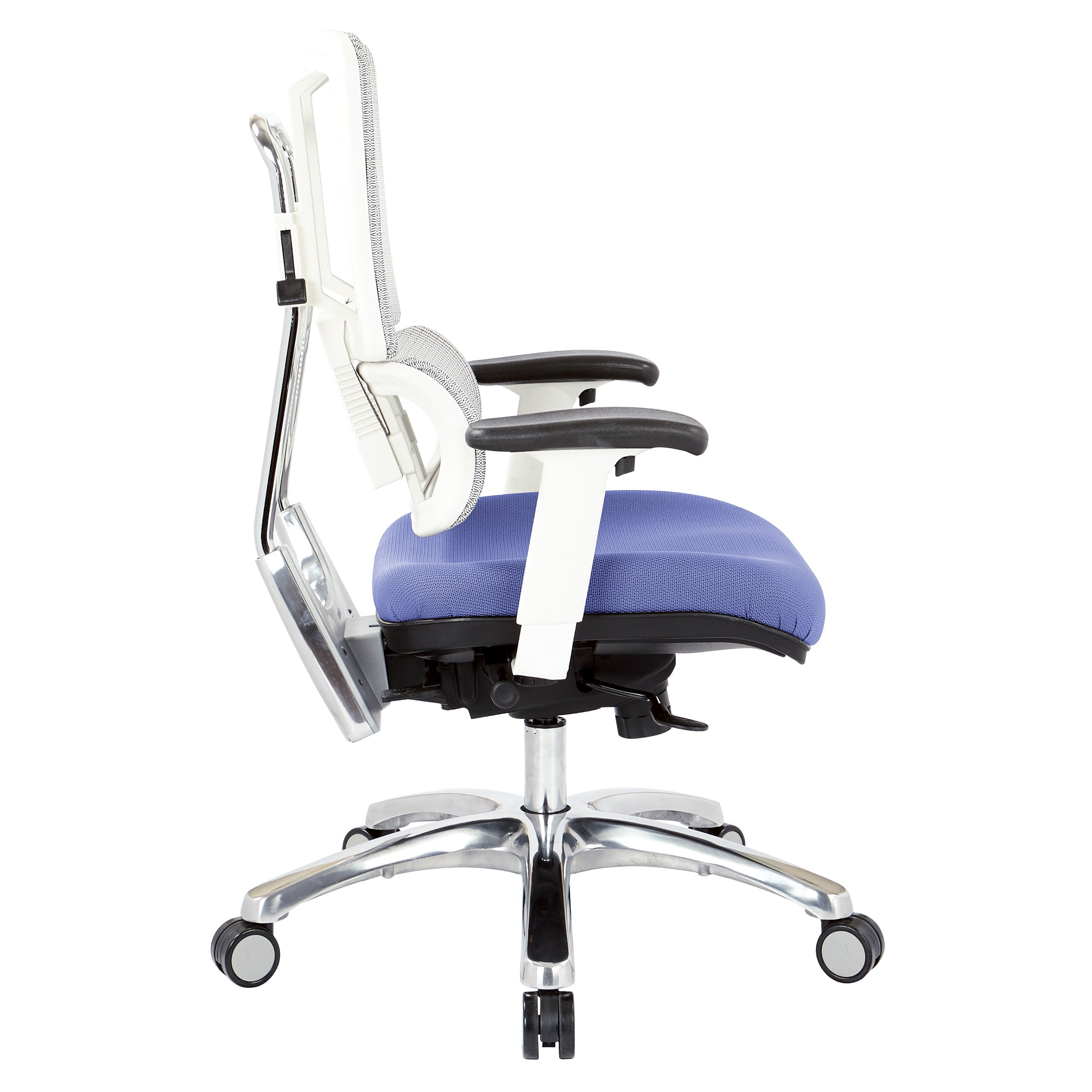 White Vertical Mesh Chair